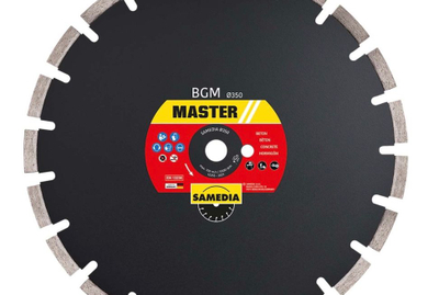 Disk diamanti prerës Samedia Master BGM, 125 mm, vrimë 22.23 mm, i zi