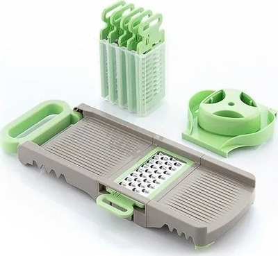 Секачка мандолина и ренде InnovaGoods Choppie, 6 во 1, преклопна