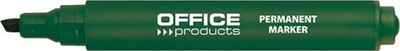 Траен маркер Office Products, чизнел врв 1-5mm, зелен
