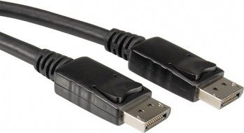 Kabllo DisplayPort VALUE 11.99.5765, 7.5 m, DisplayPort M-M, e zezë