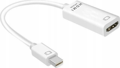 Adapter mini DisplayPort në HDMI, 1080p, i bardhë