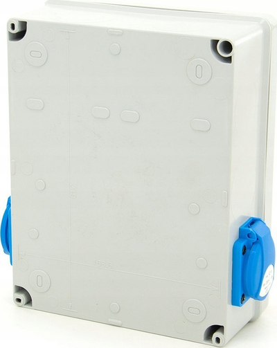 Kuti ndarëse ELS Elektrotechnika, 2x 230V, CEE 16A dhe CEE 32A, IP44, për mur