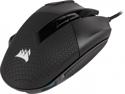 Mi gaming Corsair NIGHTSWORD RGB, me kabllo, 8 butona, i zi