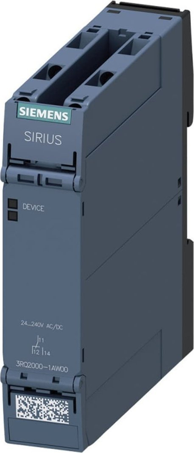 Relé bashkimi Siemens SIRIUS 3RQ2000-1AW00, 24-240V AC/DC, për shina DIN, gri