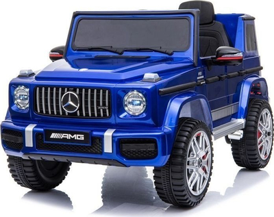Makina elektrike për kalamaj Luka Mercedes G63, 2x45W, 12V 7Ah, blu metalik