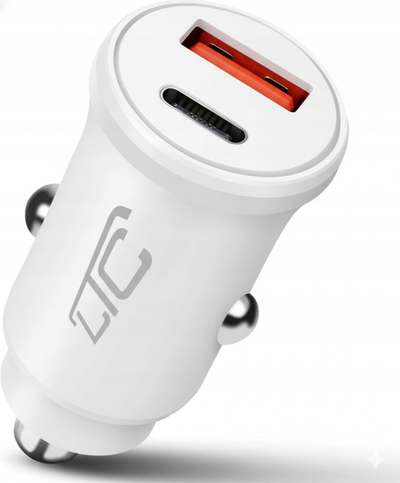 Karikues makine LTC PD 30W, USB-A USB-C, i bardhë