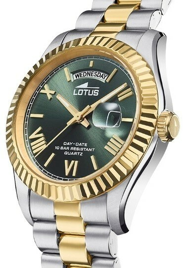 Orë dore Lotus Freedom Day-Date L18855/3
