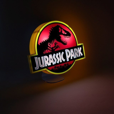 Dritë dekorative Jurassic Park Logo Light, 22.5cm, USB, me shumë ngjyra