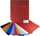 Karton dekorativ Galeria Hobby Colored Glitter, 250 g/m², 25x35 cm, set me plot ngjyra, 10 fletë