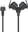 Kabllo zgjatës Pro Outdoor Double Extension, 10 m, 2 dalje, i zi