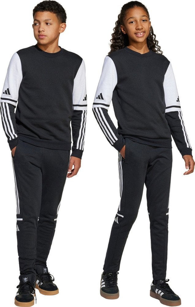 Pantallona dres adidas Squadra 25 Jr JE2762, për kalamaj, për sport, të zeza