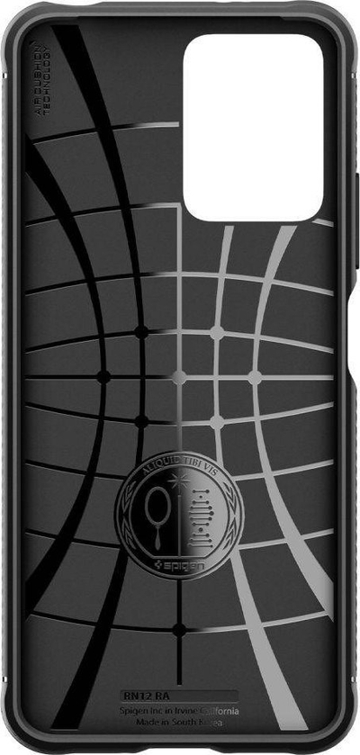 Mbështjellës Spigen Rugged Armor për Xiaomi Redmi Note 12 POCO X5 5G, TPU, mbrojtës, i zi mat