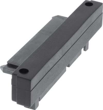 Adapter SATA InLine M/F, 22 pin 15+7, me kënd poshtë, i zi