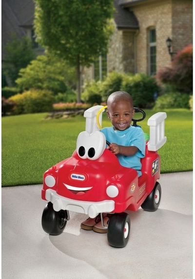 Makinë për fëmijë Little Tikes Cozy Coupe Fire Department (616129E13), e kuqe