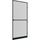 Мрежа за врата против инсекти EASY LIFE MAKO Basic Plus, алуминиум 100 x 215 cm, антрацит