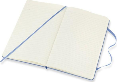 Fletore Moleskine Classic Hard Cover Large, me vija, Hydrangea blu