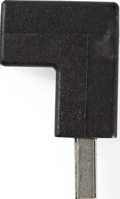 Adapter USB Nedis USB 2.0, USB A mashkull në USB A femër, 480 Mbps, i zi