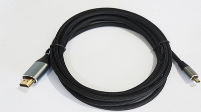 Kabllo video Lenovo, Micro HDMI në HDMI, 2m, 8K, e zezë