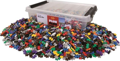 Set ndërtimi Plus Plus Blocks Basic Mix, 3600 copa, shumëngjyrëshe