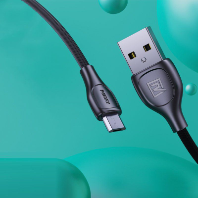 Kabllo USB Remax Lesu Pro RC-160i, USB në USB-C, 1m, e zezë
