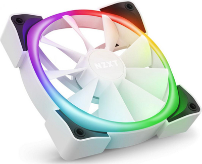 Ventilator për kompjuter Nzxt Aer RGB 2 120mm, i bardhë