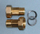 Çelës për matës uji Bmeters DN15, 1/2", komplet 2 copë, bronz