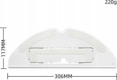 Mbajtës mop JETtools për Xiaomi Roborock S7, S7 Plus, për leckë mop, i bardhë