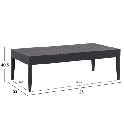 Set kopshti lounge 4-pjesësh Larry (HM6188.01), gri