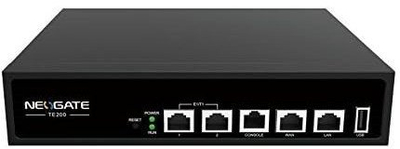 Gateway VoIP Yeastar NeoGate TE200, 2 porta E1 T1 J1, 60 telefonata njëkohësisht