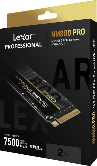 Disk SSD Lexar Professional NM800 Pro, 2TB, M.2 2280 PCI-E x4 Gen4 NVMe