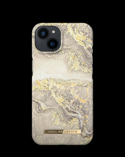Këllëf telefoni Ideal Of Sweden Fashion Case për iPhone 13, polikarbonat, me pamje Sparkle Greige Marble