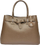 Çantë tote Anna Luchini Beige, lëkurë natyrale, bezhë