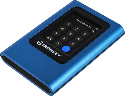 SSD i jashtëm Kingston IronKey Vault Privacy 80, 7680GB, USB, i zi