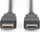 Kabllo HDMI Digitus High Speed me Ethernet, 4K 60Hz, HDR, e zezë