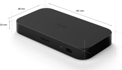 Pajisje për sinkronizim dritash Philips Hue Play HDMI Sync Box, 4 porta HDMI, kontroll nga aplikacioni, e zezë
