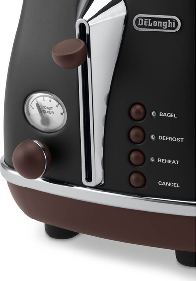 Toster DeLonghi, CTOV 2103.BK+BW