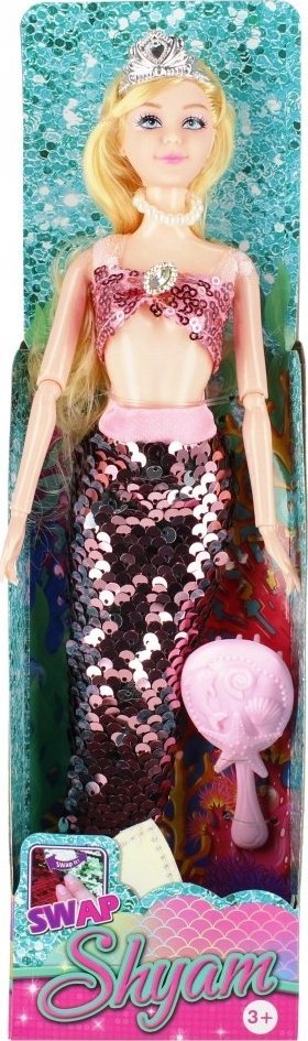 Kukull sirenë MEGA CREATIVE 524669, 29cm, me aksesore, shume ngjyrshe
