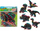 Set kreativ për vizatim Trendhaus Scratch Art Hey Dino, fletë me dinosaurë, shumëngjyrësh