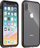 Maskë magnetike për telefon iPhone 11 Pro Max, xham i temperu, kornizë alumini, e zezë