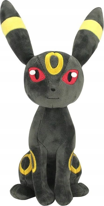 Lodër pelushi Pokemon Umbreon, 20 cm, origjinale, e zezë