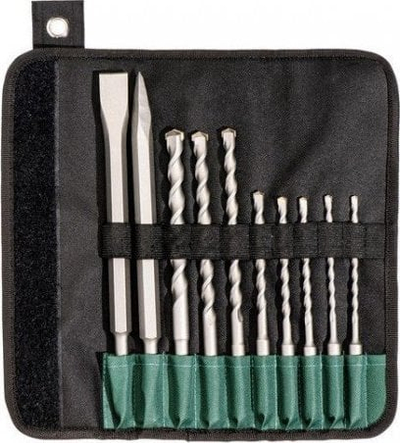 Set stërvitse betoni Metabo 630824000, 10 copa, SDS plus, për muraturë