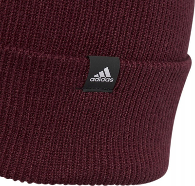 Kapelë beanie Adidas Cuff Var IJ7299, një përmasa, claret