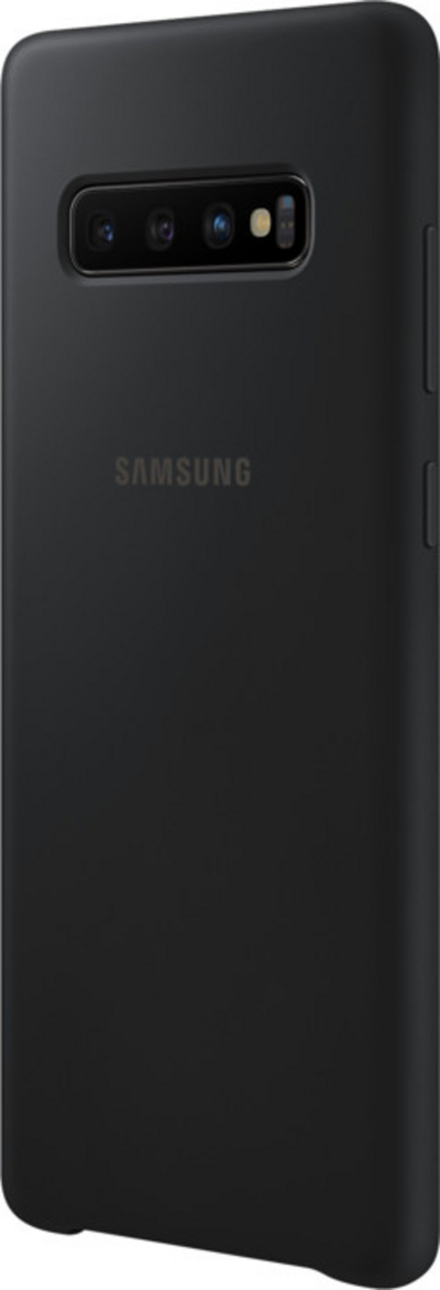 Mbrojtëse Samsung për Galaxy S10+, silikon - e zezë