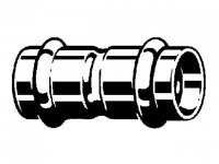 Спојувач за пресување Viega Prestabo 557997, 18mm, челик, сребрен