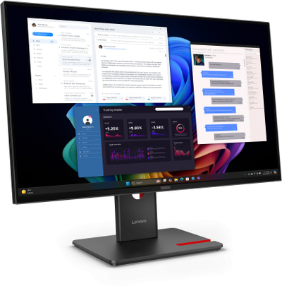 Monitor Lenovo ThinkVision T27UD-40, 27", 4K IPS, USB-C 100W, i zi