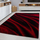 Tapet korridori Ayyildiz Carpets Miami 6630, 80 x 300 cm, grumbull 12 mm, kuqe me zi