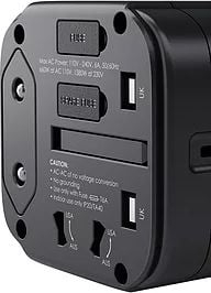 Патен полнач Aukey PA-TA01, 2x USB A, 1x USB C, црн
