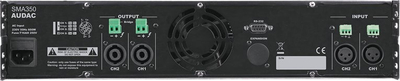 Përforcues audio Audac SMA350, 2 kanale, 350W, i zi