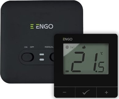 Termostat inteligjent Engo E20i-B, Wi-Fi, wireless, i zi