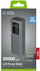 Powerbank SBS 20000mAh, PD 100W, me ekran LCD, gri